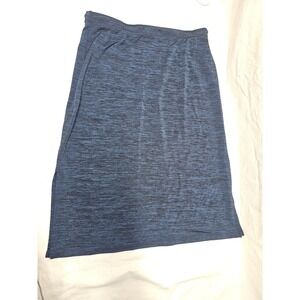 VTG Y2K EVOLUTION NOT REVOLUTION ENR Women's Blue Skirt Knee Length SIZE S USA